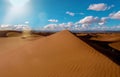 The Sahara Desert in Morocco.