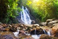 Beautiful Sai Rung waterfall Royalty Free Stock Photo