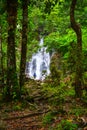 Beautiful Sai Rung waterfall in Thailand Royalty Free Stock Photo