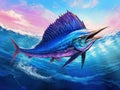 Beautiful sailfish Royalty Free Stock Photo