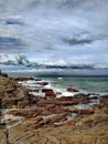 Beautiful Saint James beach in Cape Town.