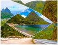 Beautiful Saint Lucia, Caribbean Islands Royalty Free Stock Photo