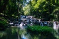 Beautiful Sam Lan waterfall in the forest, Khao Sam Lan National Royalty Free Stock Photo