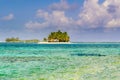 Beautiful San Blas Island at politically autonomous Guna territory in Panama Royalty Free Stock Photo
