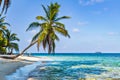 Beautiful San Blas Island at politically autonomous Guna territory in Panama Royalty Free Stock Photo