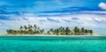 Beautiful San Blas island at politically autonomous Guna territory in Panama Royalty Free Stock Photo