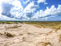 Beautiful sand dune at rÃÂ¥bjerg mile, Denmark Royalty Free Stock Photo