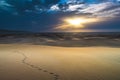 Beautiful sand dunes view. Maspalomas dunes.