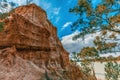 Beautiful sandstone cliffs. Royalty Free Stock Photo