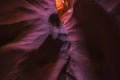 Beautiful  of sandstone formations in lower Antelope Canyon, Page, Arizona, USA Royalty Free Stock Photo