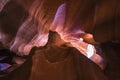 Beautiful  of sandstone formations in upper Antelope Canyon, Page, Arizona, USA Royalty Free Stock Photo