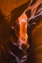 Beautiful of sandstone formations in upper Antelope Canyon, Page, Arizona, USA Royalty Free Stock Photo