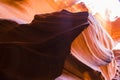 - Beautiful  of sandstone formations in upper Antelope Canyon, Page, Arizona, USA Royalty Free Stock Photo