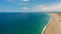 Beautiful sandy beach. Philippines. Royalty Free Stock Photo