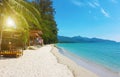 Beautiful sandy beach Royalty Free Stock Photo