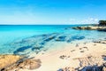 Beautiful sandy beaches of the Mediterranean, La Pelosa, Stintino, Sardinia