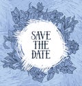 Beautiful save the date card