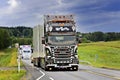 Beautiful Scania Streamline Truck on Road