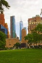 Beautiful scene in Bryant Park ,Manhattan in Newyork