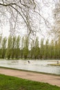 Beautiful scene in Departmental Estate of Sceaux, Parc de Sceaux, France