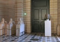 Beautiful scene of Egyptian artifacts in one of many hallways,The Louvre,Paris,2016
