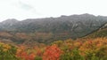 Mount Timpanogos Bench in Fall Royalty Free Stock Photo