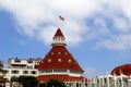 Beautiful scene with inviting views, Hotel del Coronado, California, 2016 Royalty Free Stock Photo