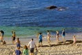 Beautiful scene in La Jolla Cove in San Diego , California