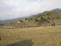 Beautiful scene from lakeside pokhara Royalty Free Stock Photo