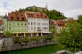 Beautiful scene in Ljubljana, slovenia