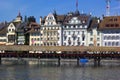 Beautiful scene in Luzerne city ,Switzerland Royalty Free Stock Photo