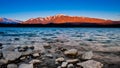 Beautiful scene near Lake Takapo New Zealand during holiday.