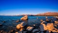 Beautiful scene near Lake Takapo New Zealand during holiday.