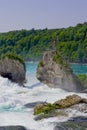 Beautiful scene in Rhine Falls, Switzerland Royalty Free Stock Photo