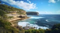 beautiful scene in royal national park