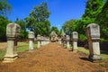 Beautiful scene of Sadok Kok Thom Historical Park