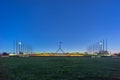 Beautiful scene of sunset at Parliament House Canberra, Australia Royalty Free Stock Photo