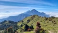 Mount of Prau Royalty Free Stock Photo