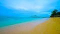 Beautiful scene in Tunnels Beach on the Island of Kauai, Hawaii, USA