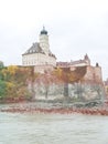 beautiful sceneries, historical houses castles , commercial ships along Rhine Danube river