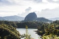 Beautiful Sceneries of The Stone of El PeÃÂ±ol in Guatape, Antioquia - Col. Royalty Free Stock Photo