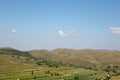 The beautiful scenery along the grassland Tianlu in Zhangbei County, Zhangjiakou Royalty Free Stock Photo