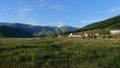 Beautiful scenery along the Kanas region in Xinjiang Royalty Free Stock Photo