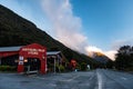 Beautiful scenery in Arthur Pass National park, New Zealand