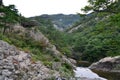 Beautiful scenery of the Byeonsan Bando National Park in South Korea