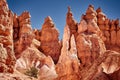 Beautiful scenery of a canyon landscape in Bryce Canyon National Park, Utah, USA Royalty Free Stock Photo