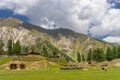 Beautiful scenery of Fairy meadow in summer season, Pakistan