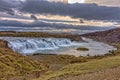 Faxi Waterfal Icelandic scenery Royalty Free Stock Photo