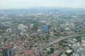 Beautiful Scenery of Kuala Lumpur from Petronas Towers in Malaysia Royalty Free Stock Photo