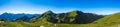 Beautiful scenery at Hehuanshan Main Peak, Wuling, Nantou County, Taiwan Royalty Free Stock Photo